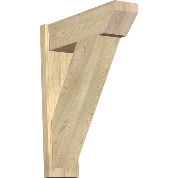 Ekena Millwork Traditional Slat Rough Sawn Outlooker, Douglas Fir, 8"W x 26"D x 34"H OUT08X26X34TRA06RDF - main